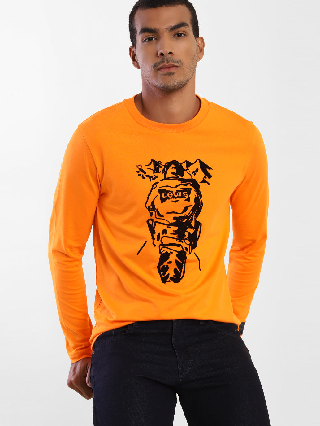 Men's Motorcycle Collection Full-Sleeve Graphic T-shirt - e5373a77-7031-4de3-ad20-9b74e272d3da View