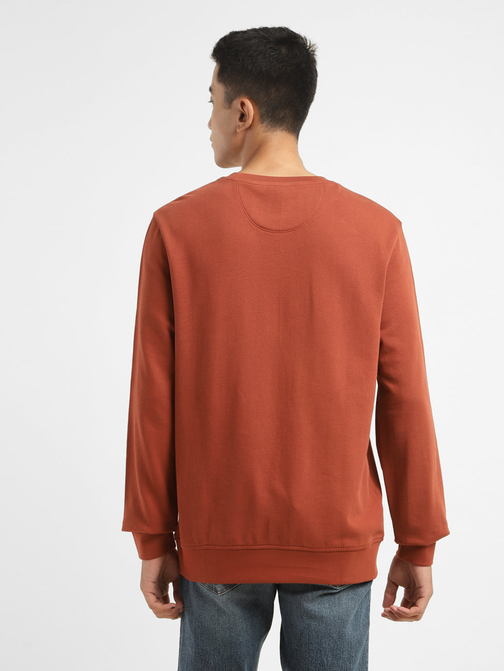 Men's Brand Logo Crew Neck Sweatshirt - 68cc7171-904c-4379-9b9e-aed31264402d View