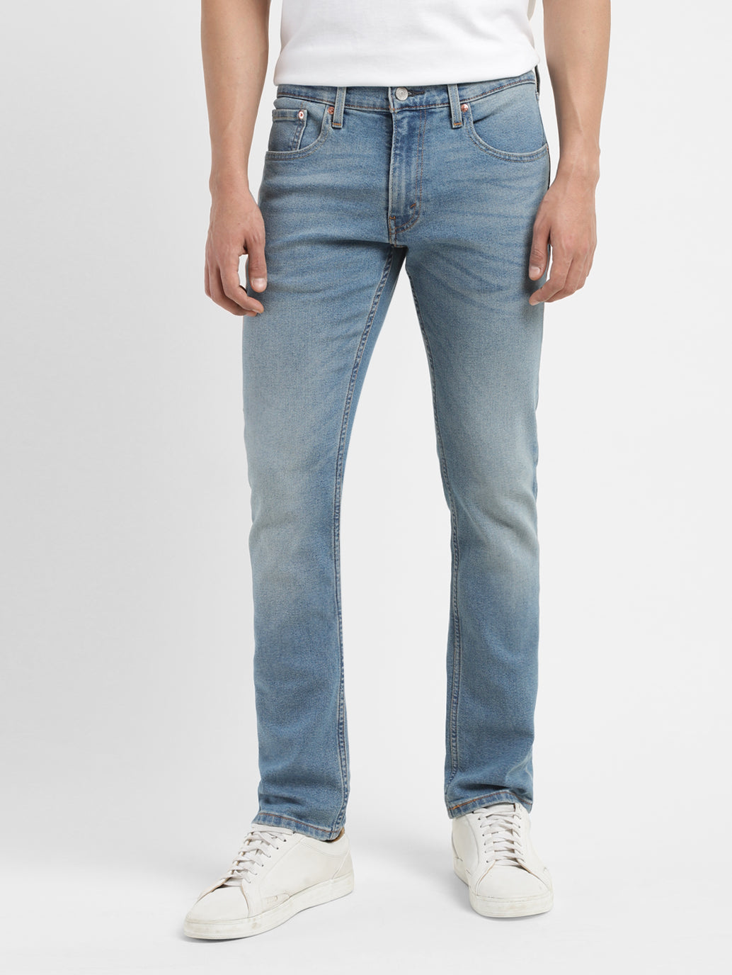 Men's 65504 Indigo Skinny Fit Mid Rise Jeans - 31f837ee-122f-4cae-971f-6c35eb867a9b View