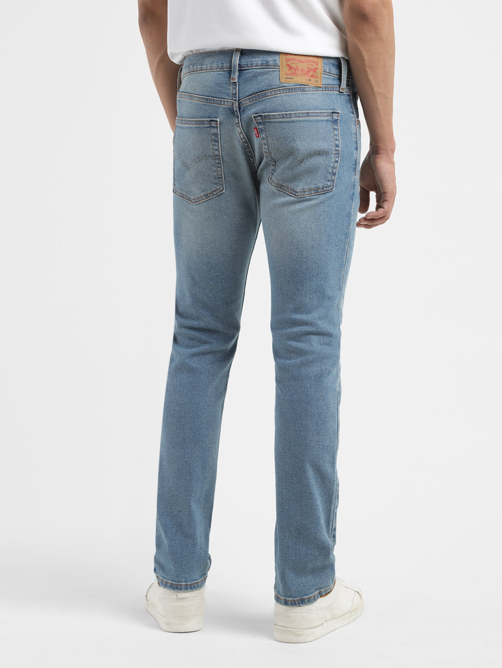 Men's 65504 Indigo Skinny Fit Mid Rise Jeans - f49cf19b-06c0-4ec2-86e3-c07208d6c5c3 View