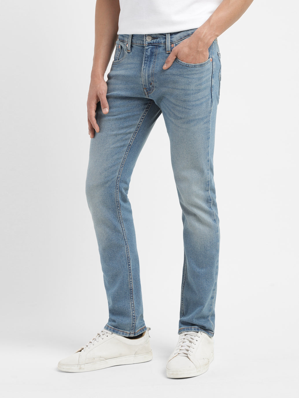 Men's 65504 Indigo Skinny Fit Mid Rise Jeans - 1c95886b-fadf-4d14-be33-5db7881a02b0 View