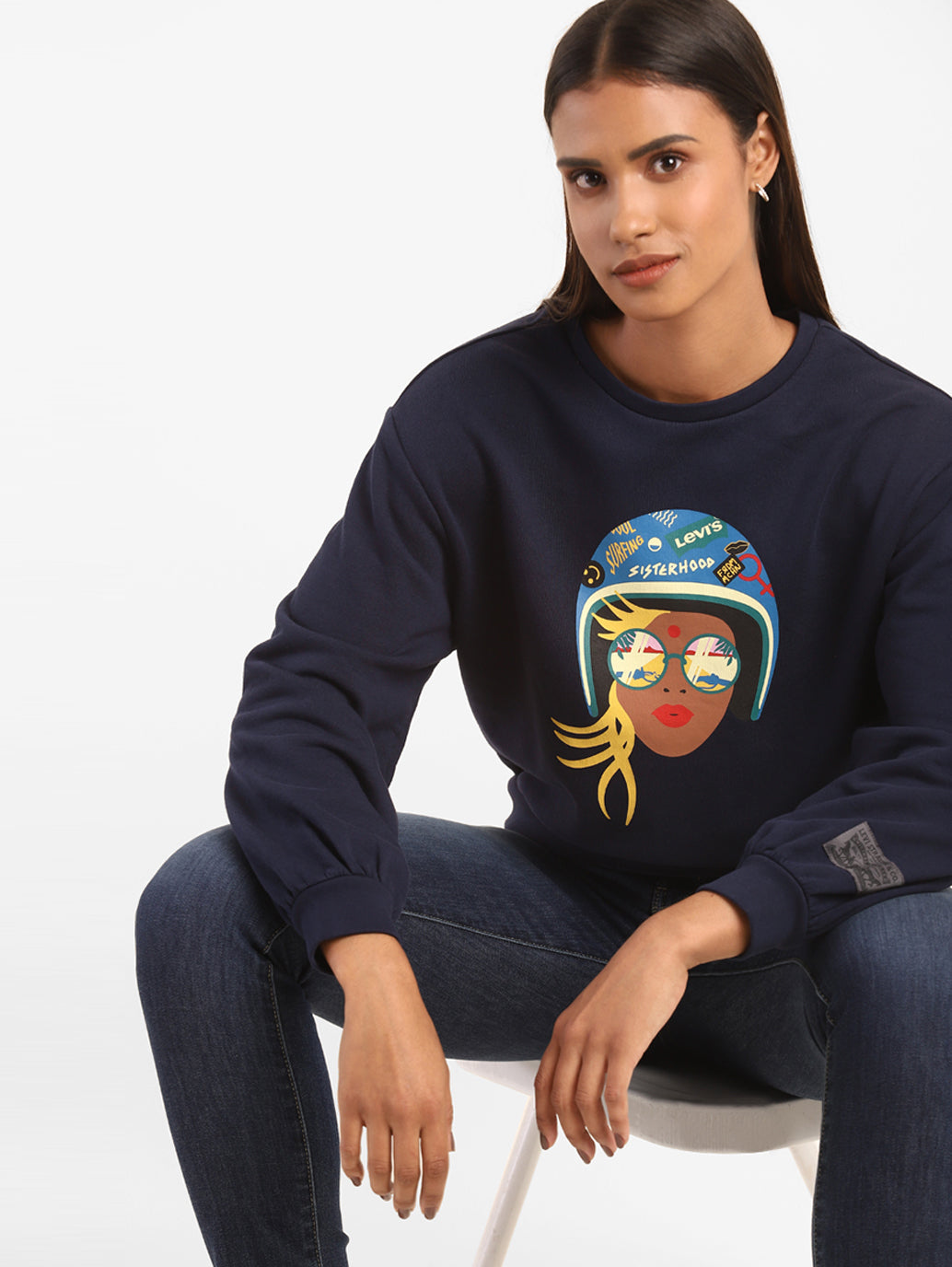 Graphic Sweatshirt From The Levi's Motorcycle Collection - 1925b926-39d4-4980-b7a4-ede5b9447213 View