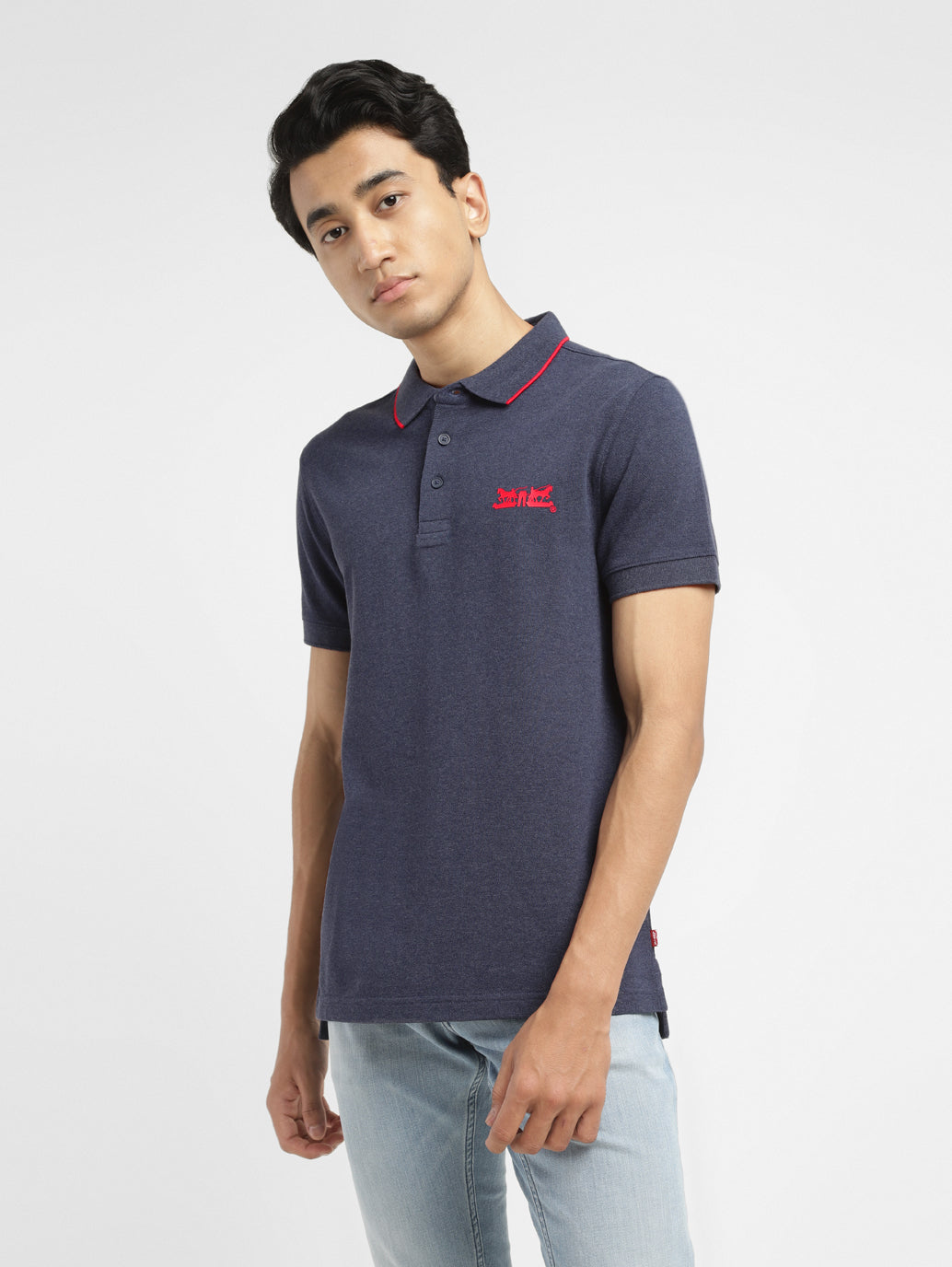 Men's Solid Slim Fit Polo T-shirt - e635a111-e5c4-4b9f-a1c1-c02b2785fa2d View