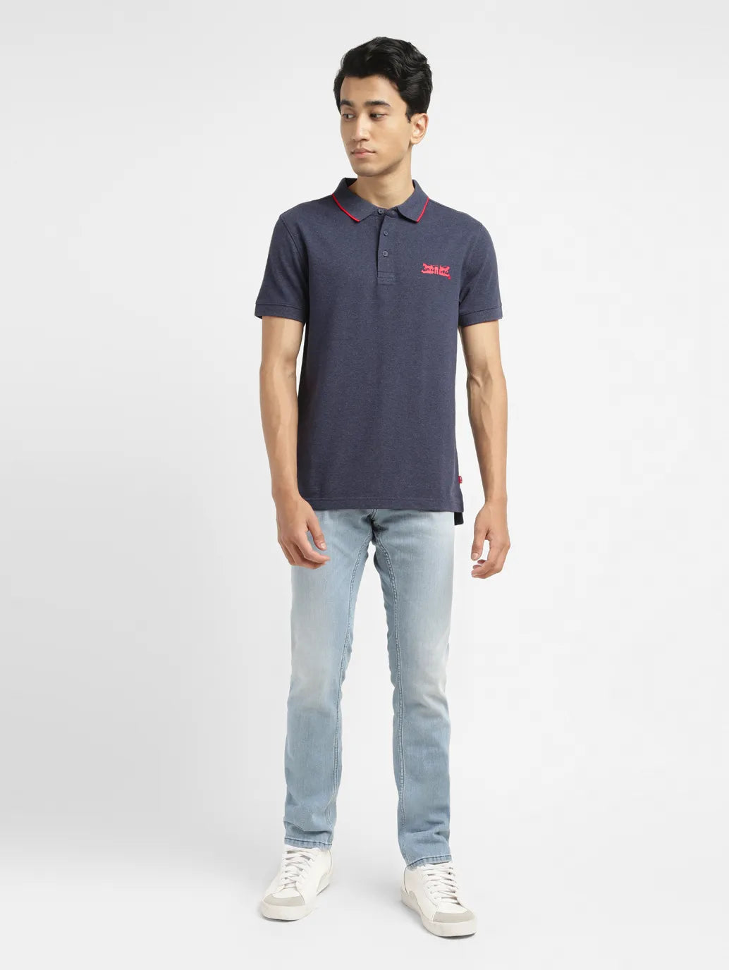 Men's Solid Slim Fit Polo T-shirt - 3777eeb0-6051-4620-9405-d7d78ac925db View