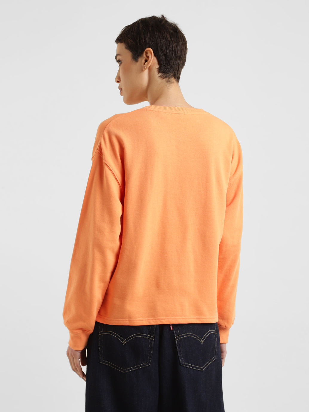 Women's Brand Logo Crew Neck Sweatshirt - b2e58b3c-1dae-4e2d-9eed-e2786383eb06 View