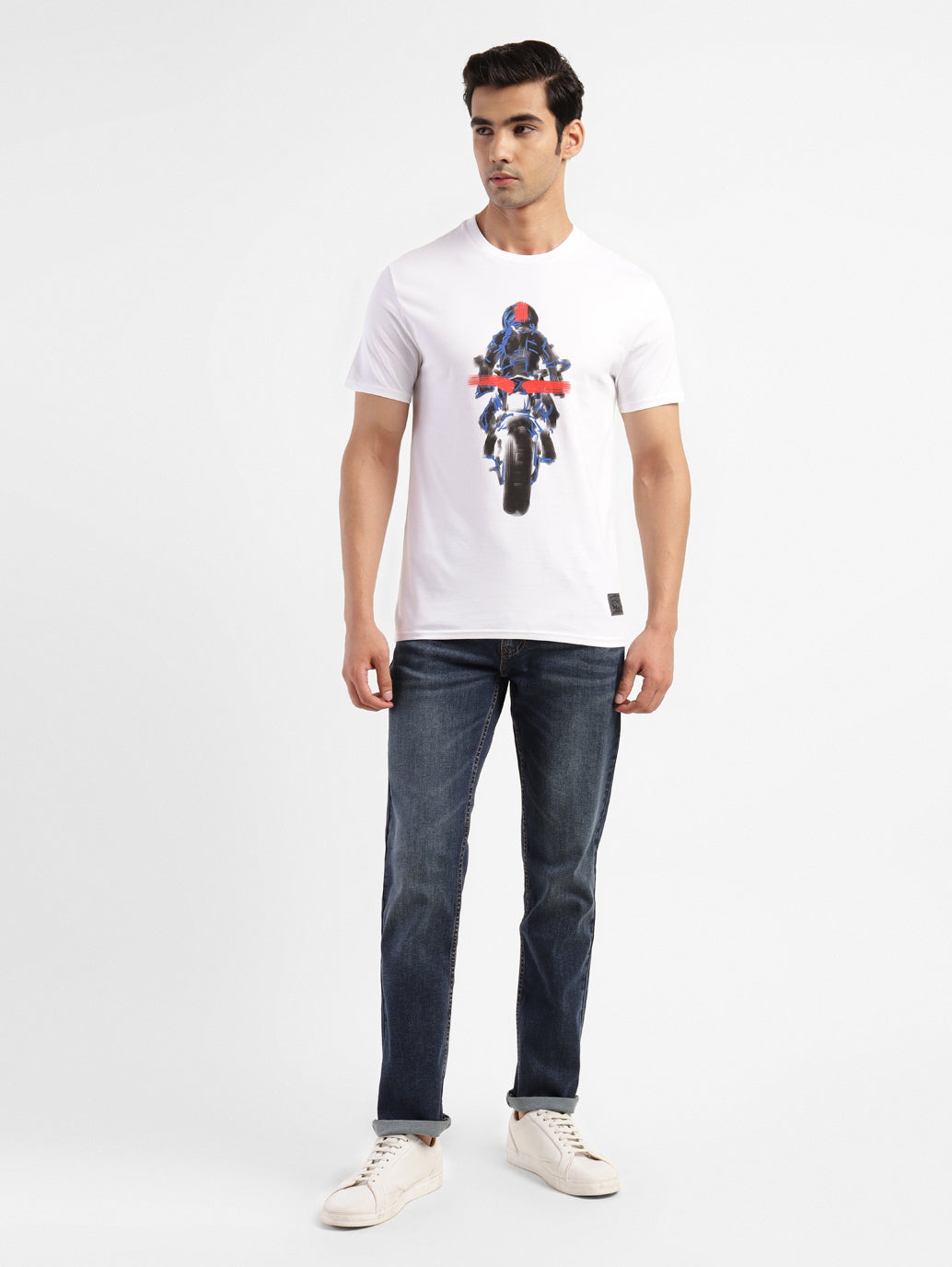 Men's Graphic Print Regular Fit T-shirt - f2e11b66-ae8b-40d1-8363-c0c6b0391976 View