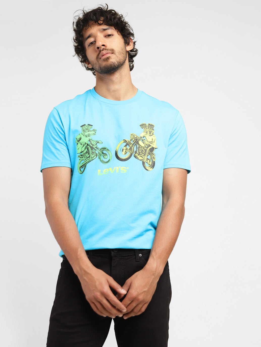 Men's Graphic Print Regular Fit T-shirt - 4b8ab7ea-cf06-4502-b645-fd9d78dd9c0a View