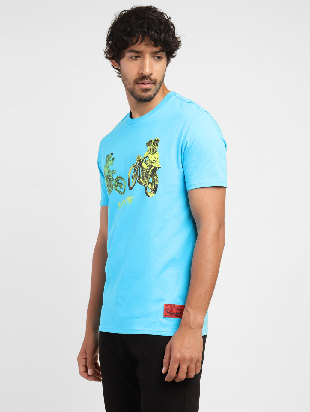 Men's Graphic Print Regular Fit T-shirt - 180f7da3-9a07-4a6f-9e5e-d52ec562cb76 View