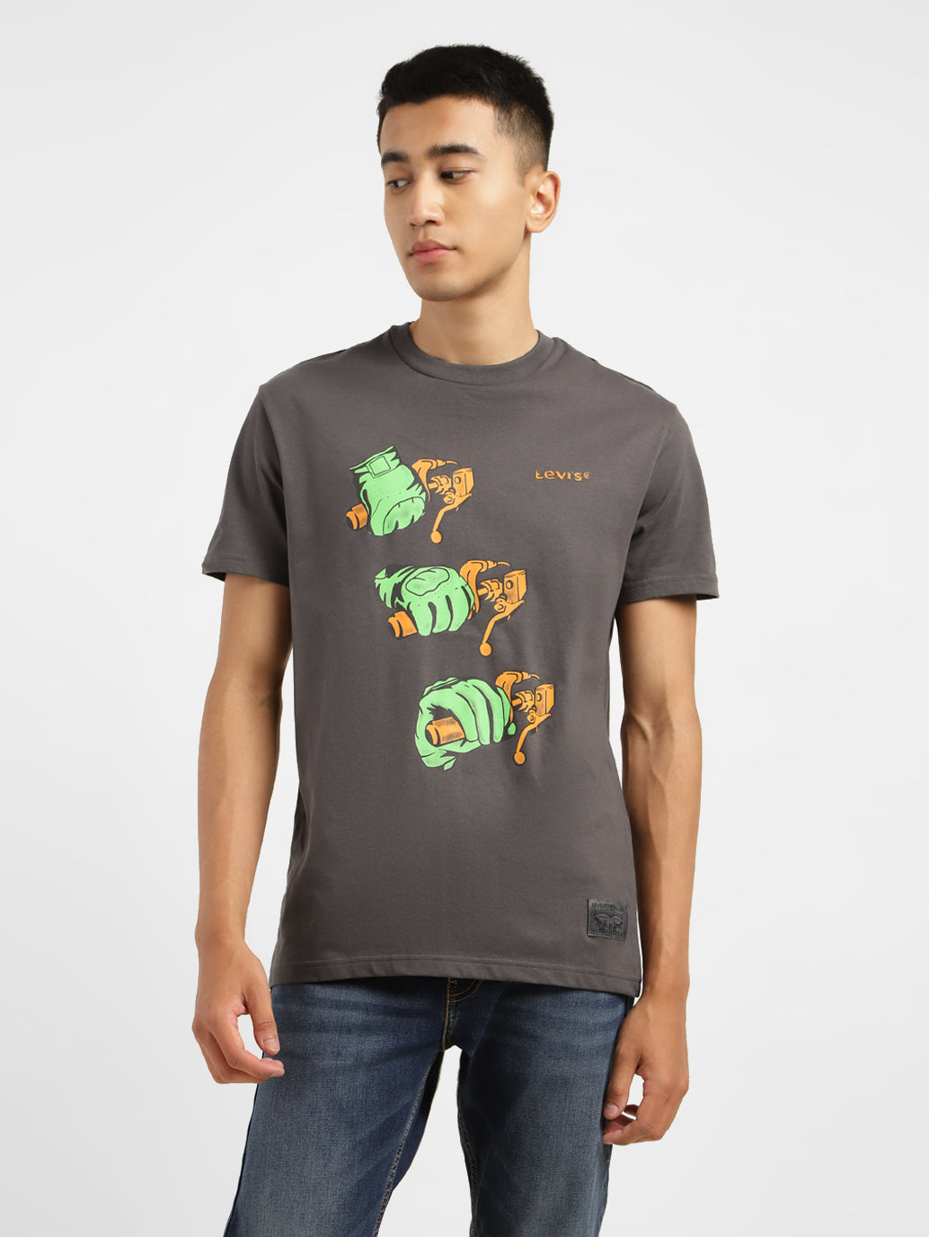 Men's Graphic Print Regular Fit T-shirt - b5f90be5-2970-43f8-a0f2-ed8c984dd25a View