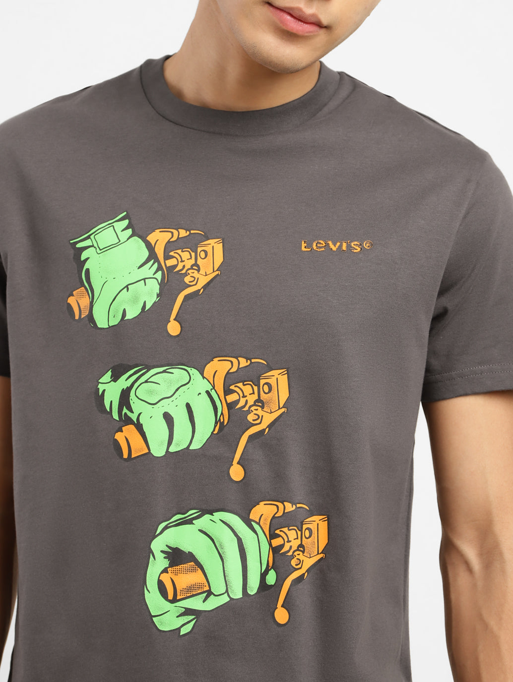 Men's Graphic Print Regular Fit T-shirt - d4a0e5d0-78f0-4ea8-a700-e5fd3be4576e View
