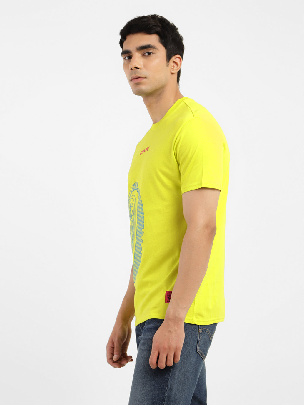 Men's Graphic Print Slim Fit T-shirt Green - 53f1e52b-fcdc-417d-860b-c485542872f2 View