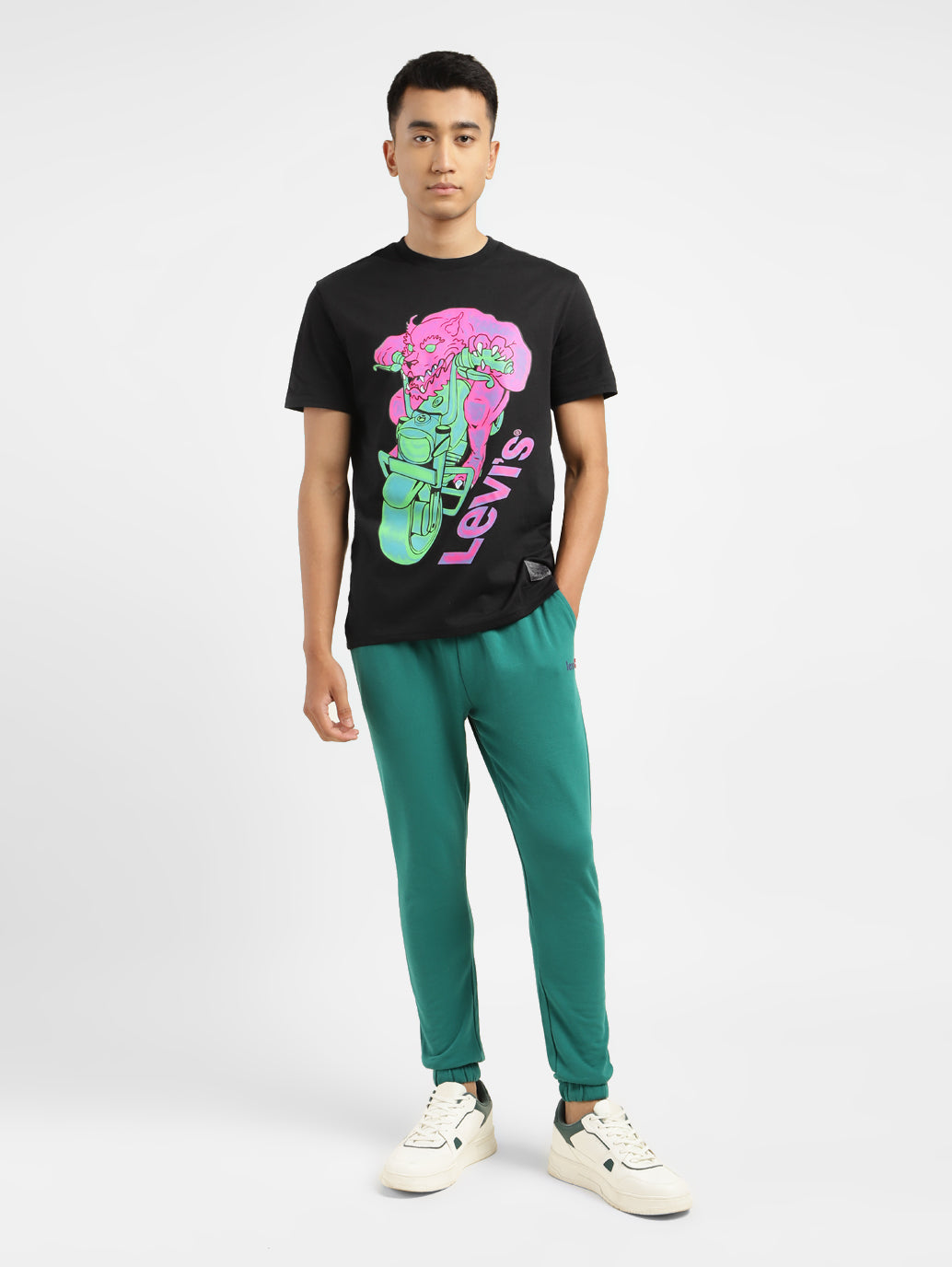 Men's Graphic Print Slim Fit T-shirt - 7e8687d7-e2d5-4c8e-be09-89d30122321d View