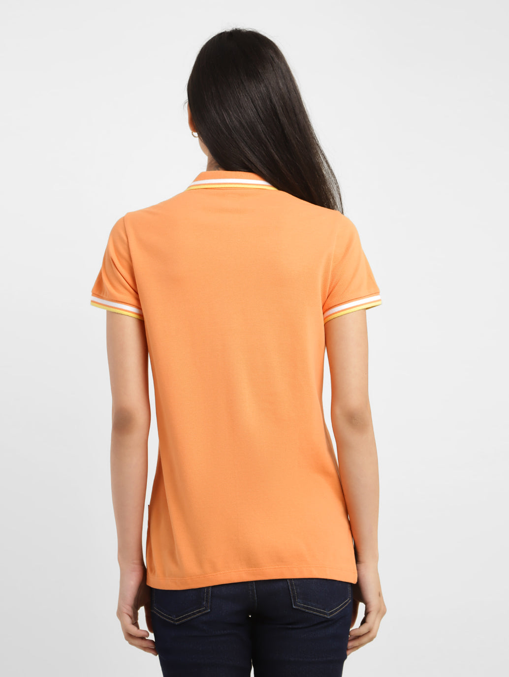 Women's Solid Polo T-shirt - acbdacfb-8a50-4474-8621-7fa389afc54d View