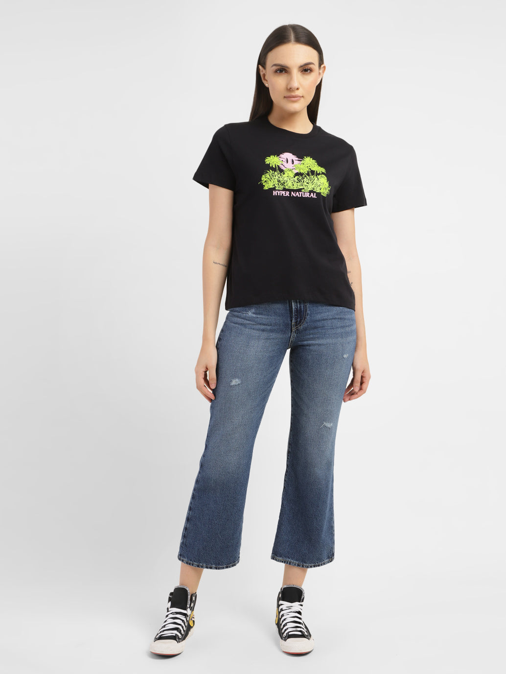 Women's Graphic Print Regular Fit T-shirt - 93ebb8a2-d5cb-484a-826a-a5386b835c7b View