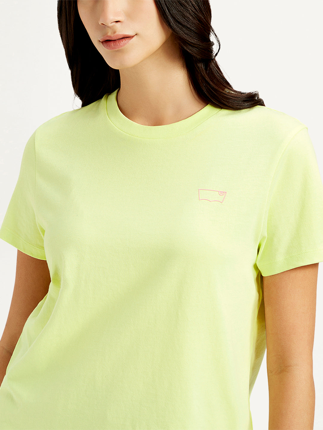 Women's Graphic Print Crew Neck T-Shirt - Detail View