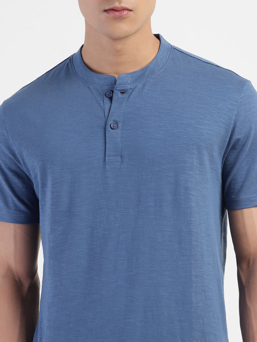 Men's Solid Henley Neck T-shirt - ee0c5d0e-0a10-4d24-b6e8-07581ad3be8f View