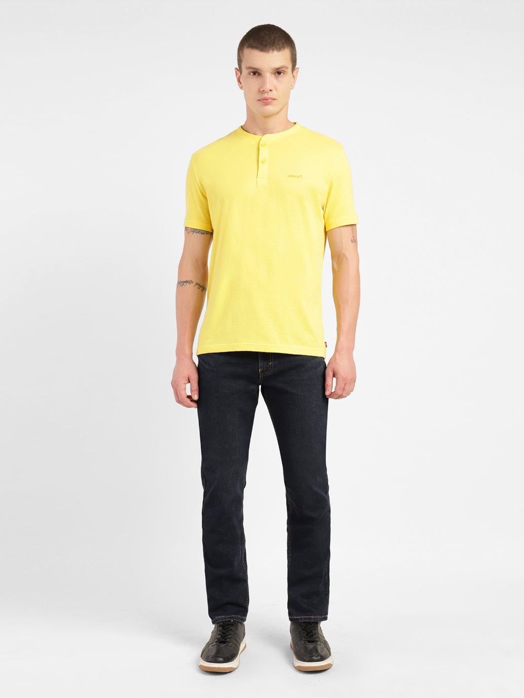 Men's Solid Henley T-shirt - 5022cafe-6fa6-448d-823a-ea8acac80f85 View