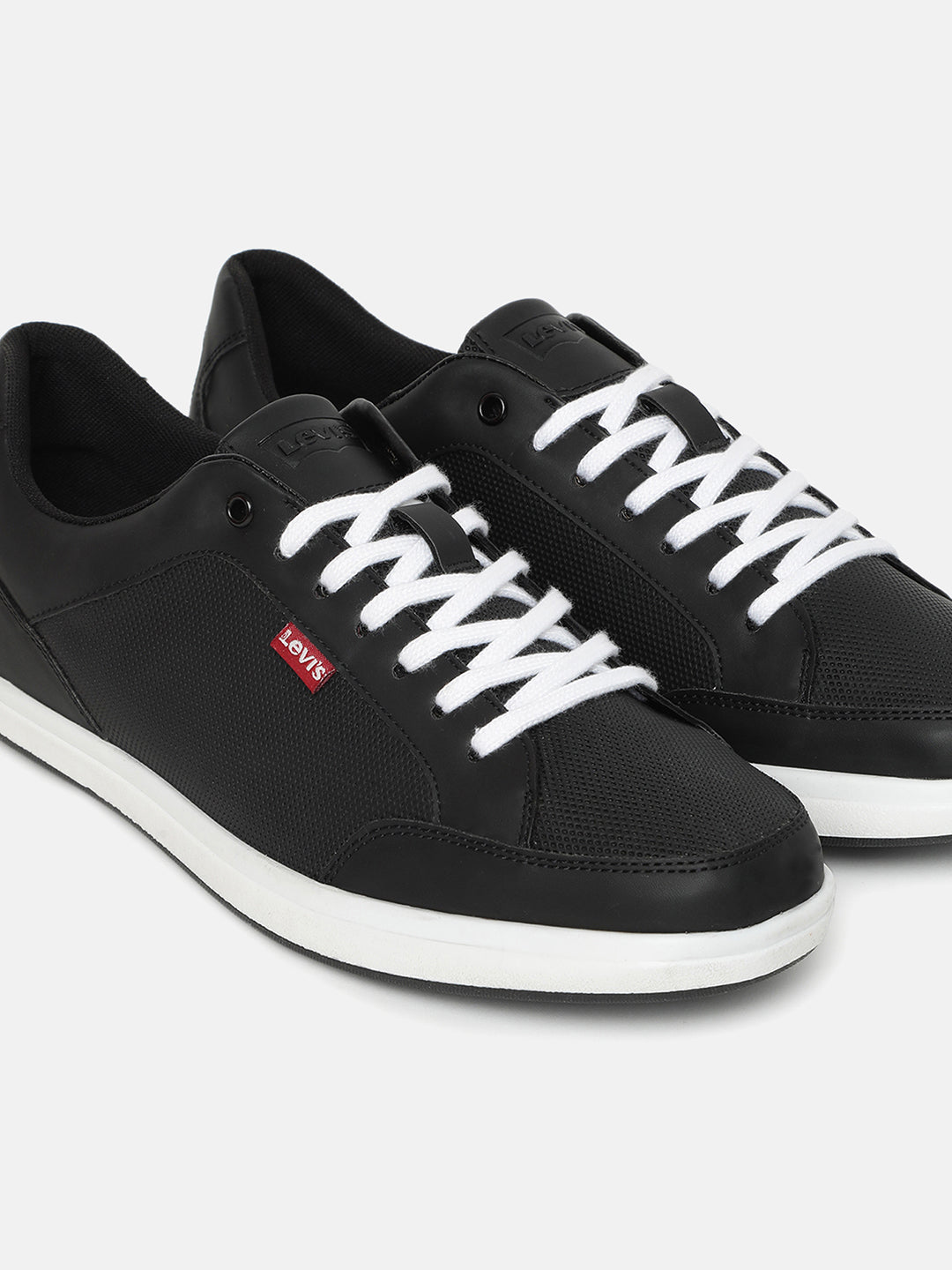 Men's Black Solid Shoes - ec895460-2c06-4d62-a3fe-8ad6c638c619 View