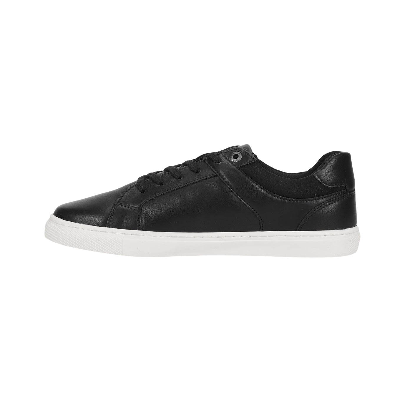 Men's Black Solid Shoes - 9de301ea-4bdc-4cfc-9a49-45932f1ac204 View