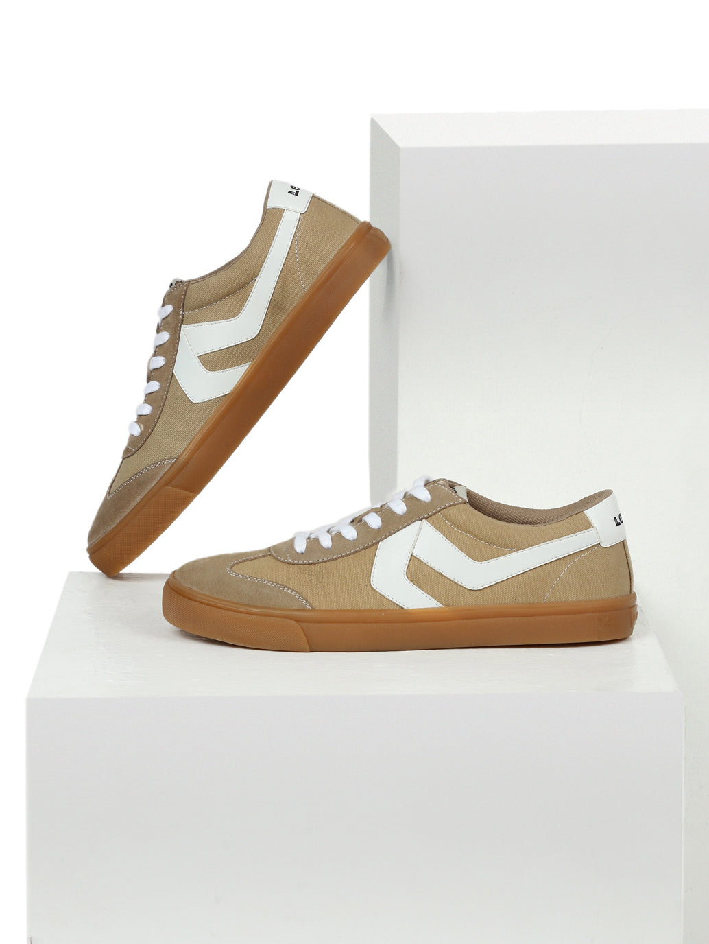 Men's Suede Beige Casual Shoes - c9f4fc26-b773-446b-a714-e6c6c2e3230b View