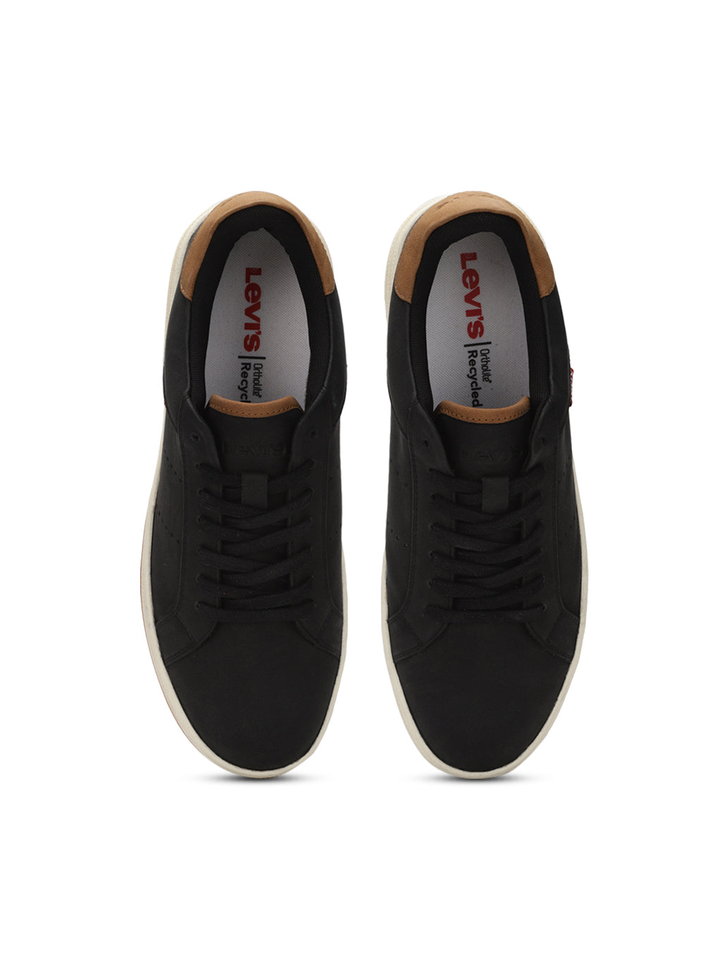 Men's Piper Black Casual Shoes - FrontSet View