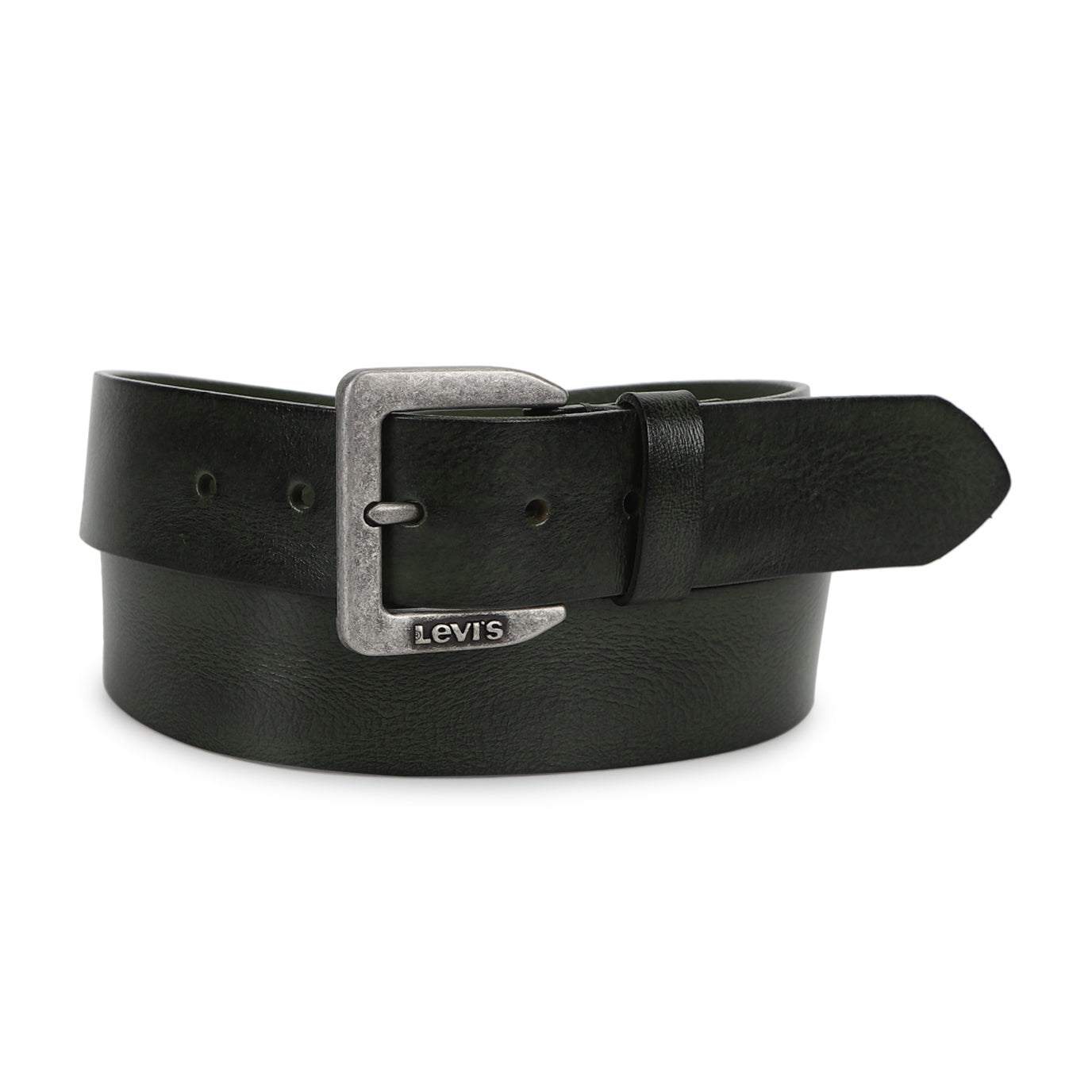 Men's Green Solid Belt - 01f485b9-6fc7-48d2-acfd-d191477070b8 View