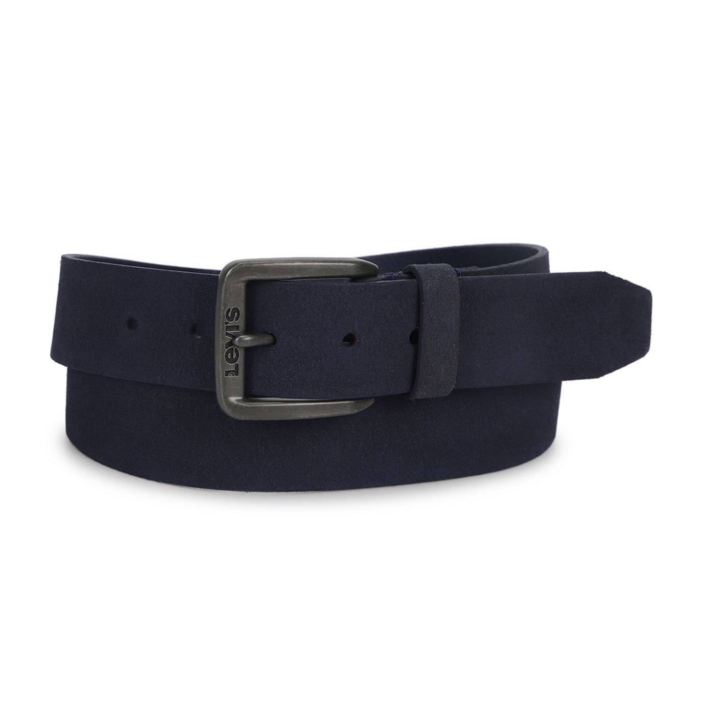 Men's Blue Solid Belt - ccb4e969-0e16-452a-a3ff-35dc6f34438f View