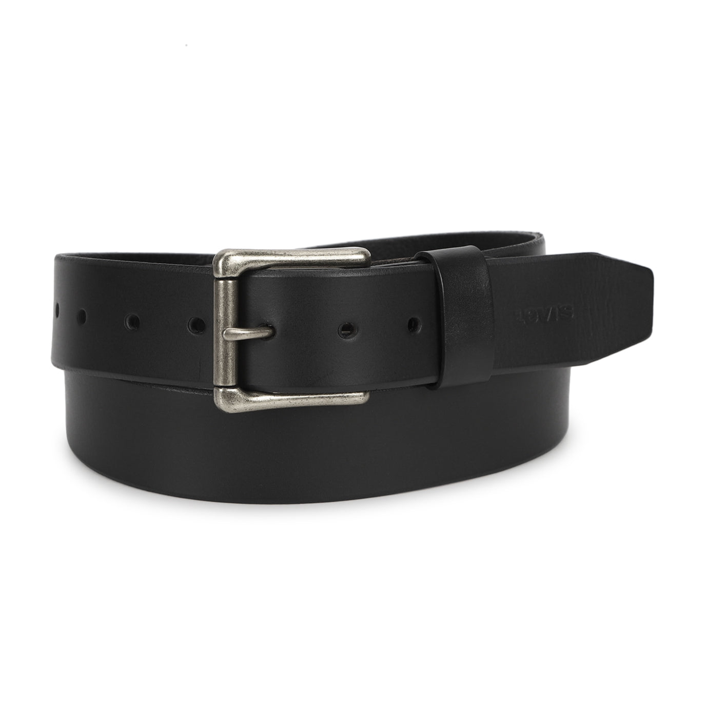 Men's Black Solid Belt - 3f651a1a-0ec3-4d8c-8de6-3f01b891a371 View