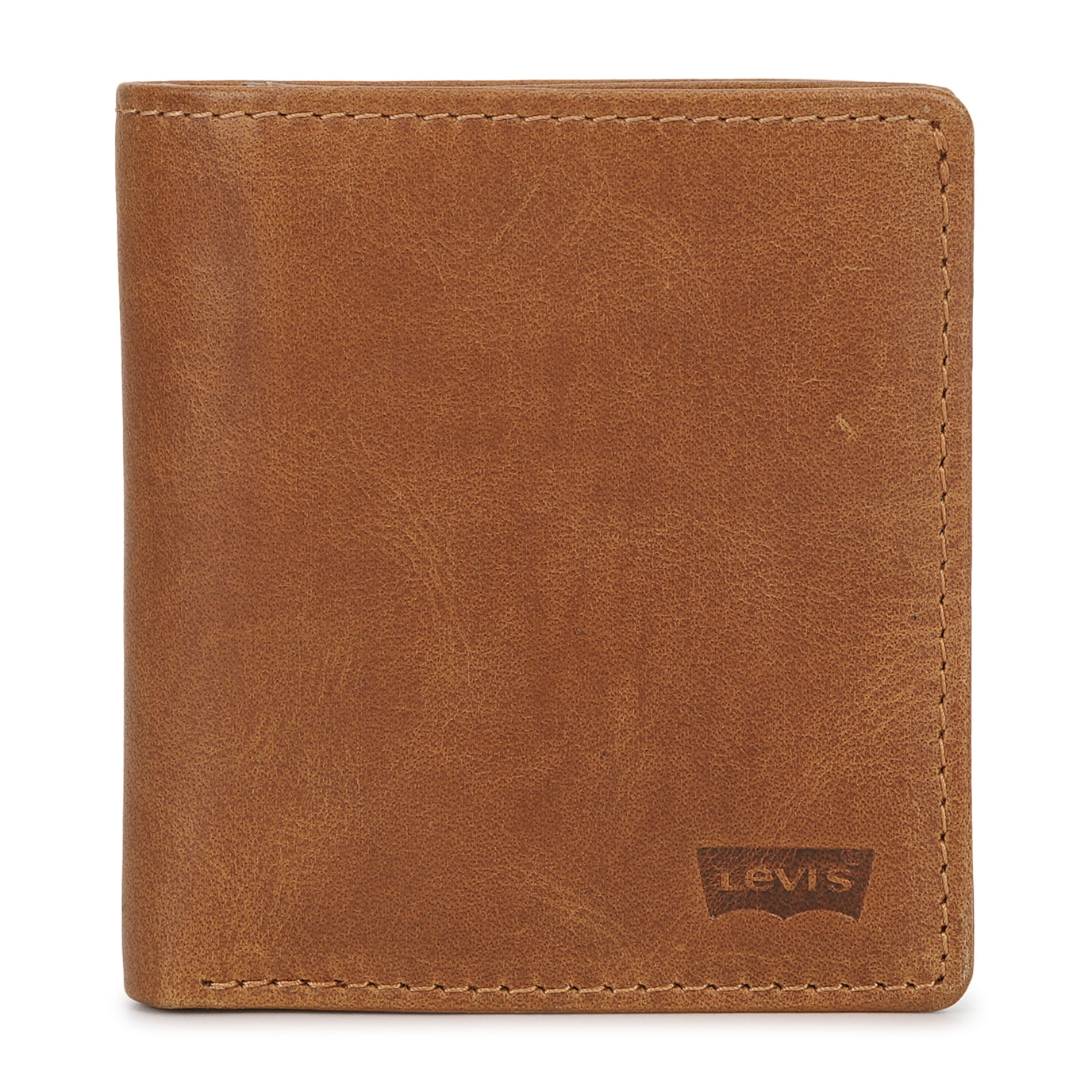 Men's Tan Brand Logo Bi-Fold Wallet - 54ac6a93-098f-4bdc-9e4e-e00e4602668f View