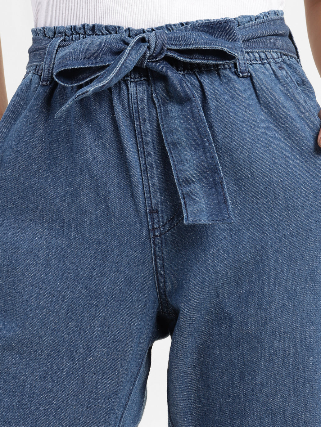 Women's High Rise Slim Fit Trousers - c8016c6e-ea37-4926-a01f-17293c81cb52 View