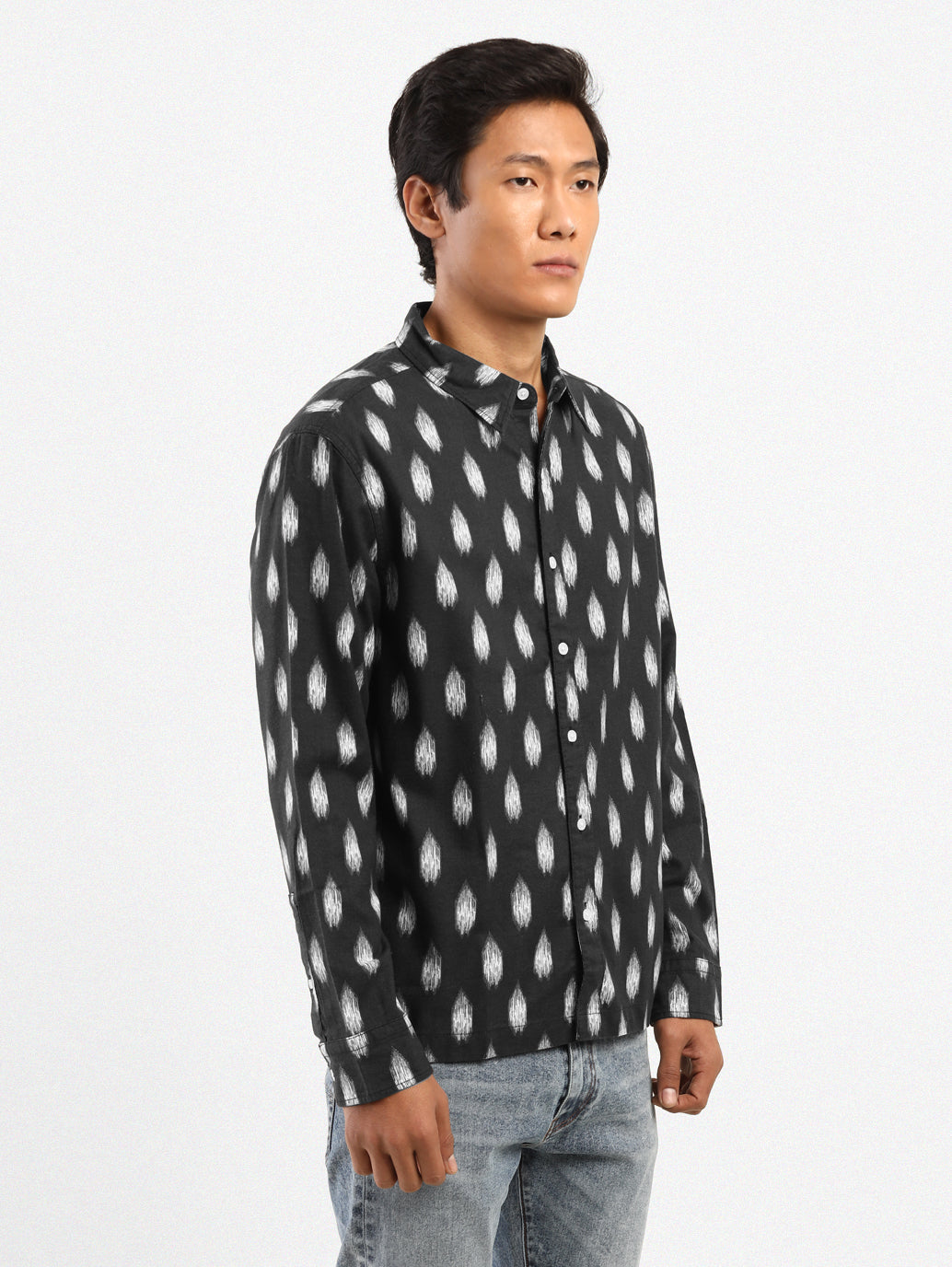 Men's Printed Regular Collar Shirt - 8935ea5e-d1cb-4f6f-b788-17a552933b96 View