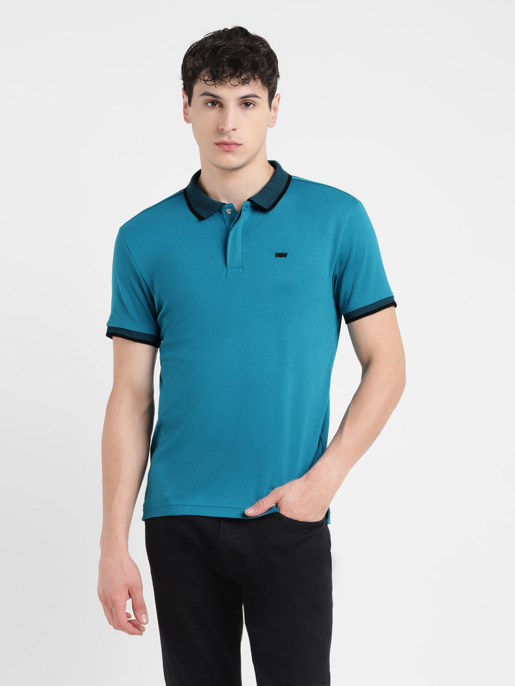 Men's Solid Polo T-shirt - 6da1f8fb-7379-4600-aefe-09cacb7da1ca View