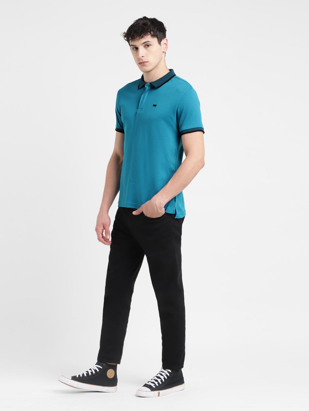 Men's Solid Polo T-shirt - a0c2f754-43b0-468e-9086-8726804beb01 View