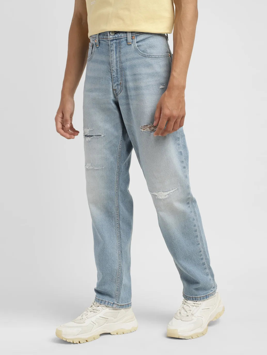 Men's 550 Blue Loose Fit Mid Rise Jeans - 9d496c55-e95a-4bcc-8317-48b7f3cae30d View
