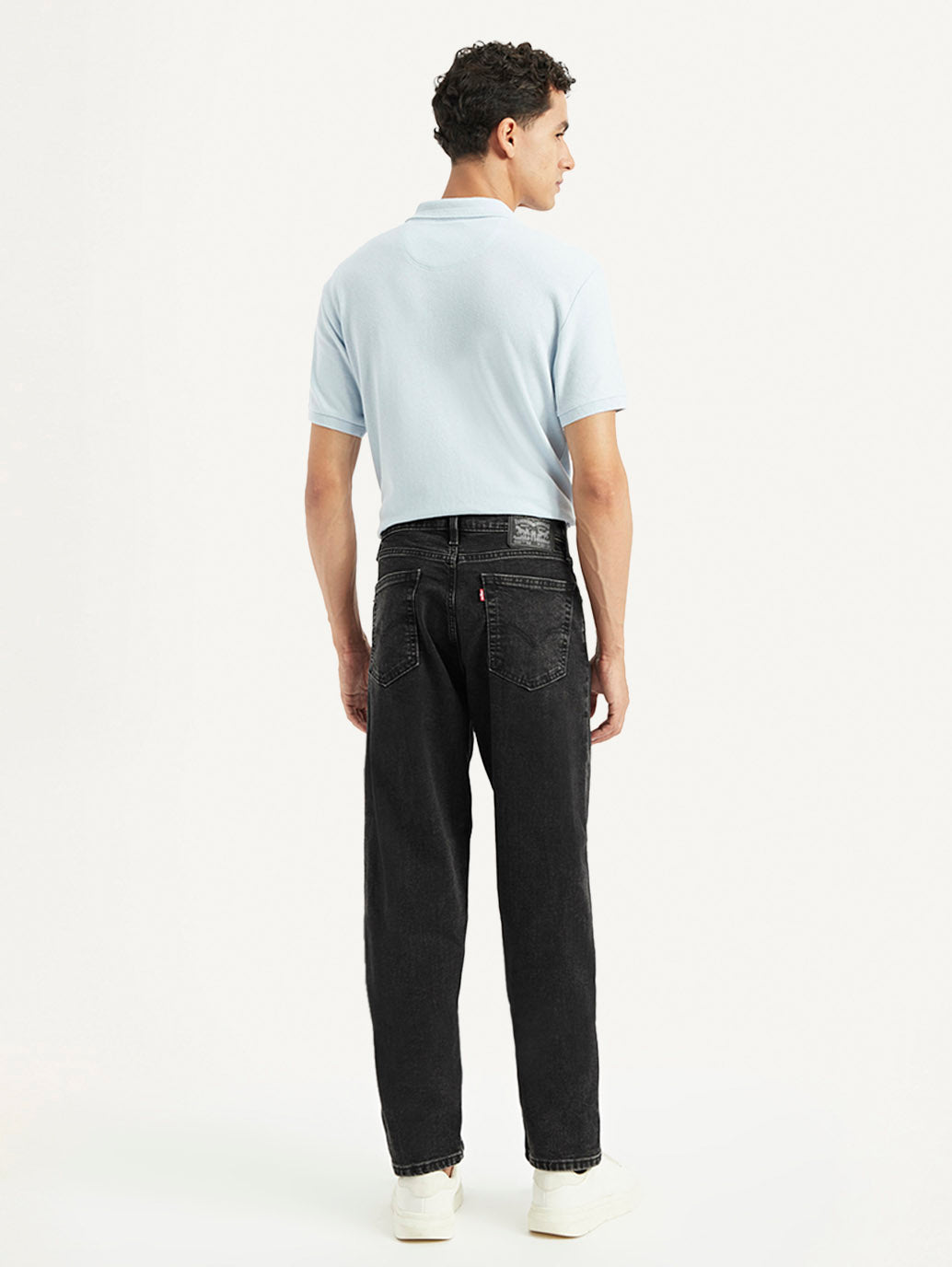 Men's 550'92 Dark Grey Loose Fit Mid Rise Jeans - Back View