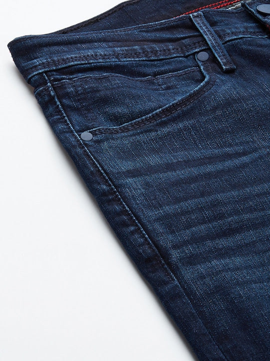 Men's 65504 Blue Skinny Fit Mid Rise Jeans - dfd788da-1227-4ad1-8129-7cc9c98b474d View