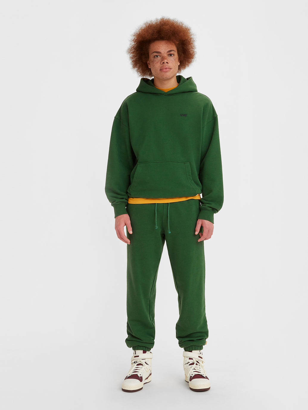 Men's Gold Tab Green Sweatpants - d8dc4da2-e366-413c-9aca-862930be628d View