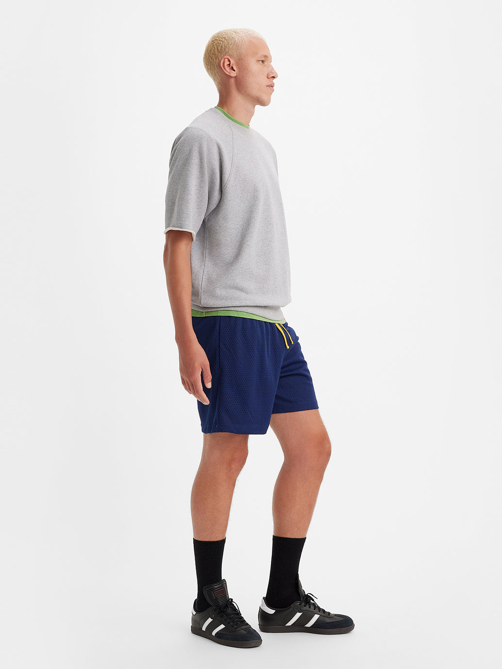 Men's Blue Regular Fit Shorts - ddfca621-49c2-4b49-af4c-de1adc783b50 View