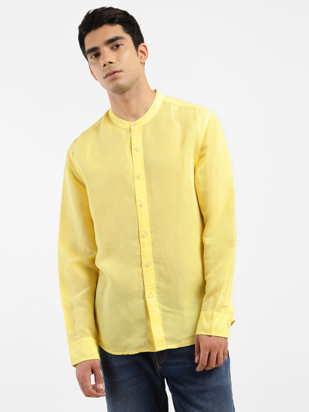 Men's Solid Slim Fit Shirt - 6d85642a-20a1-4e8d-b50b-20fb49e85455 View