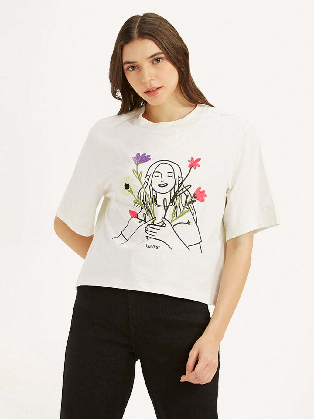 Women's Graphic Print Boxy T-shirt - 116f32a7-da0d-4802-afce-52ff5ffd84ce View