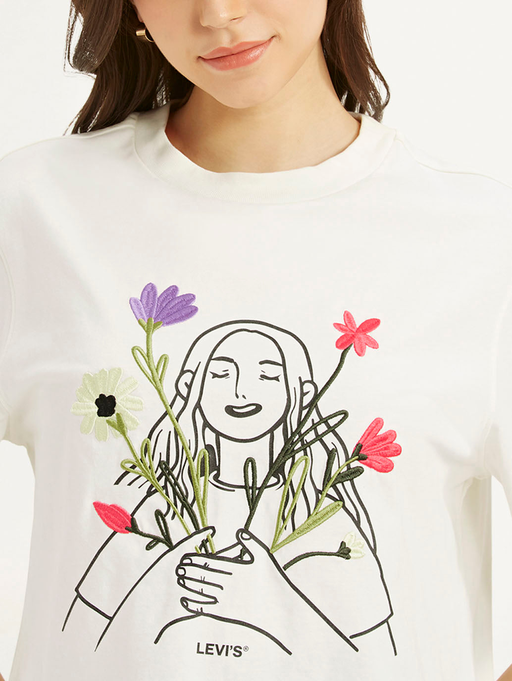 Women's Graphic Print Boxy T-shirt - b9765425-7b7c-4c70-b35a-f9476cbe4be7 View