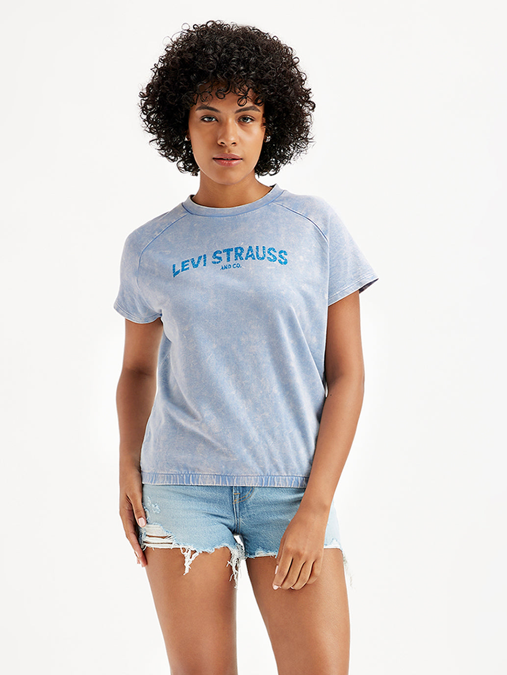 Women's Graphic Print Regular Fit T-Shirt - Front View