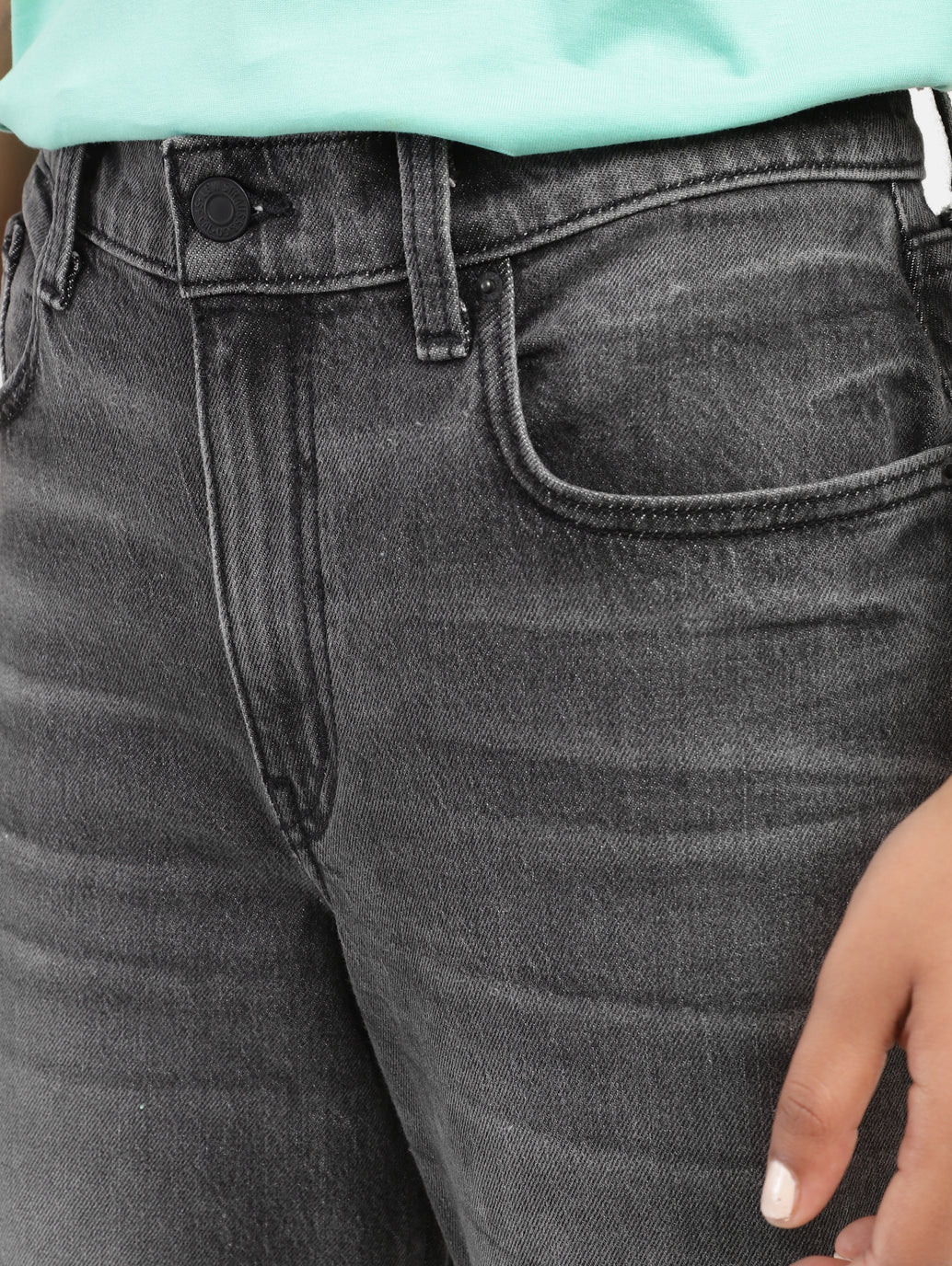 Women's Black Baggy Fit Mid Rise Jeans - 60863e77-f49b-41a0-b1c4-6095b53f8d42 View