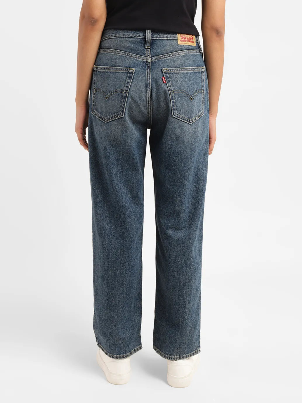 Women's 94 Blue Baggy Fit High Rise Jeans - cc55dbdb-ce60-4ef4-9c83-c1bf876958a8 View