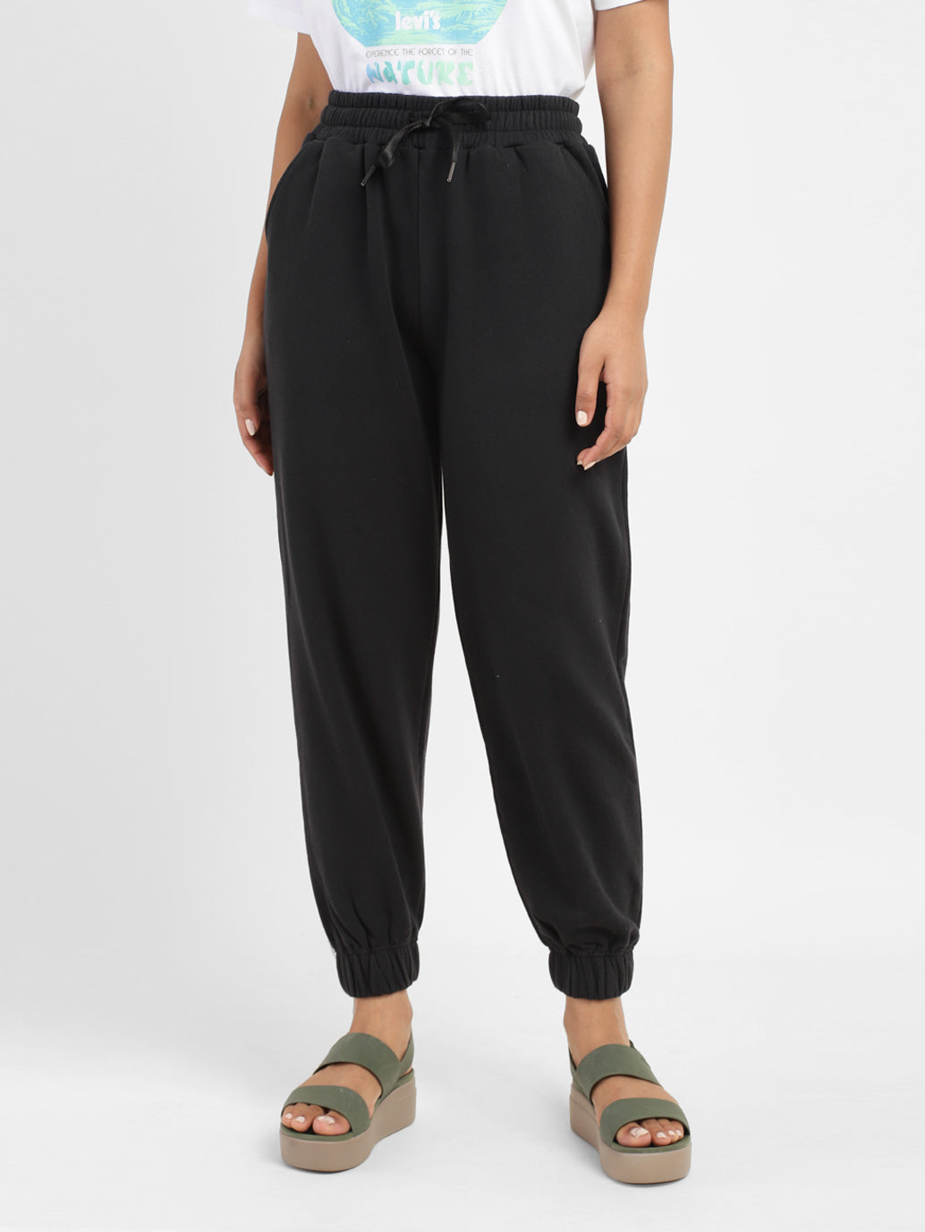 Women's High Rise Loose Fit Joggers - 64093667-8014-4449-9279-9b48618a6883 View