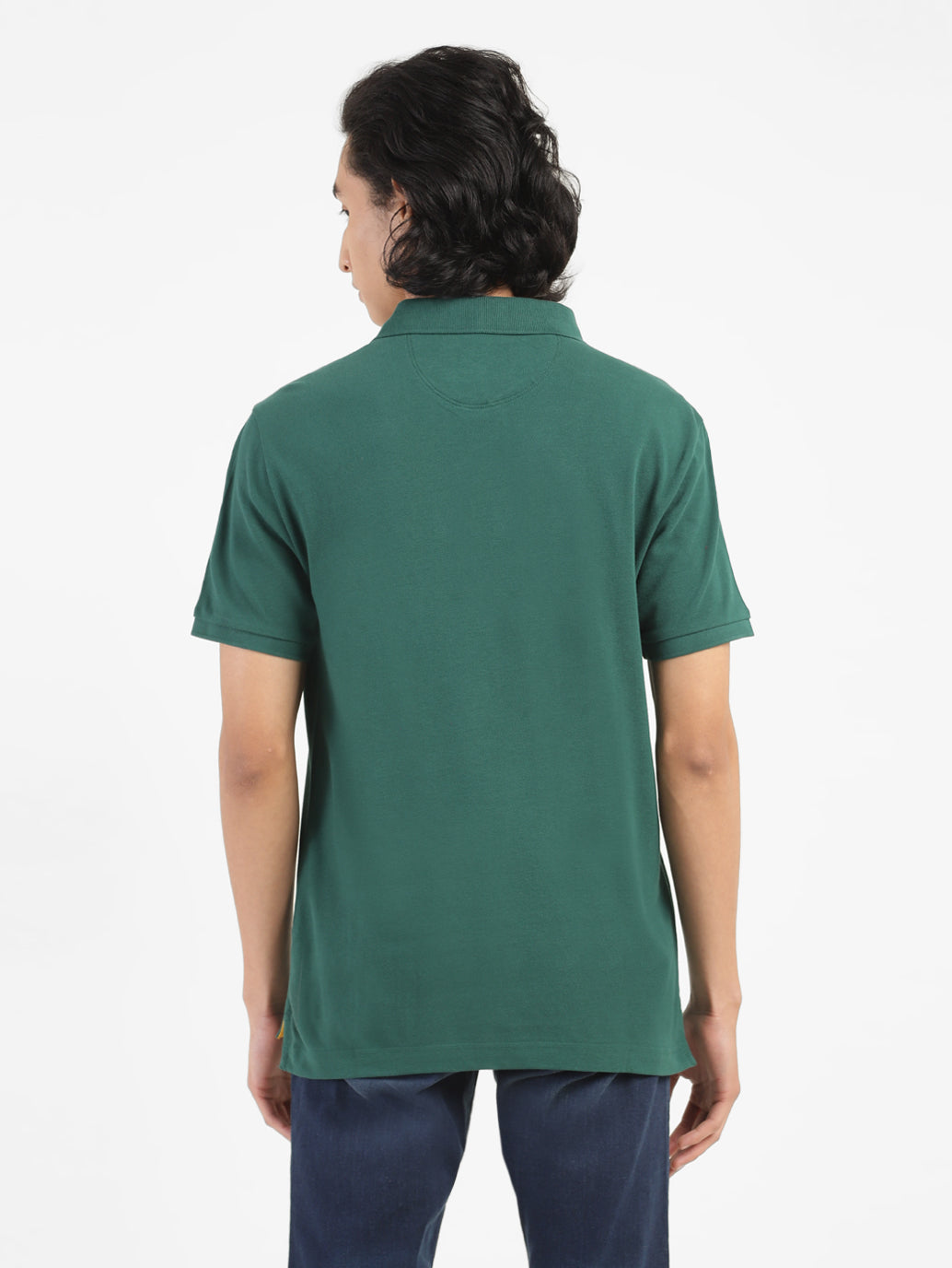 Men's Green Polo Collar T-Shirt - bdf46c3f-5544-4192-a9c3-baa54490eae2 View