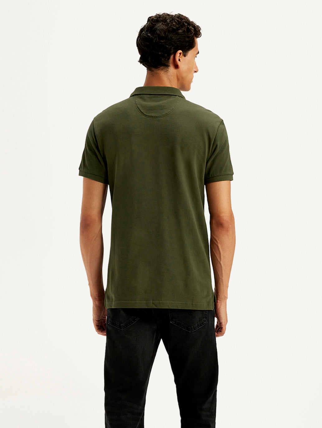 Men's Solid Slim Fit Polo T-shirt - f11462cd-00e4-4532-828f-23506cbfd319 View