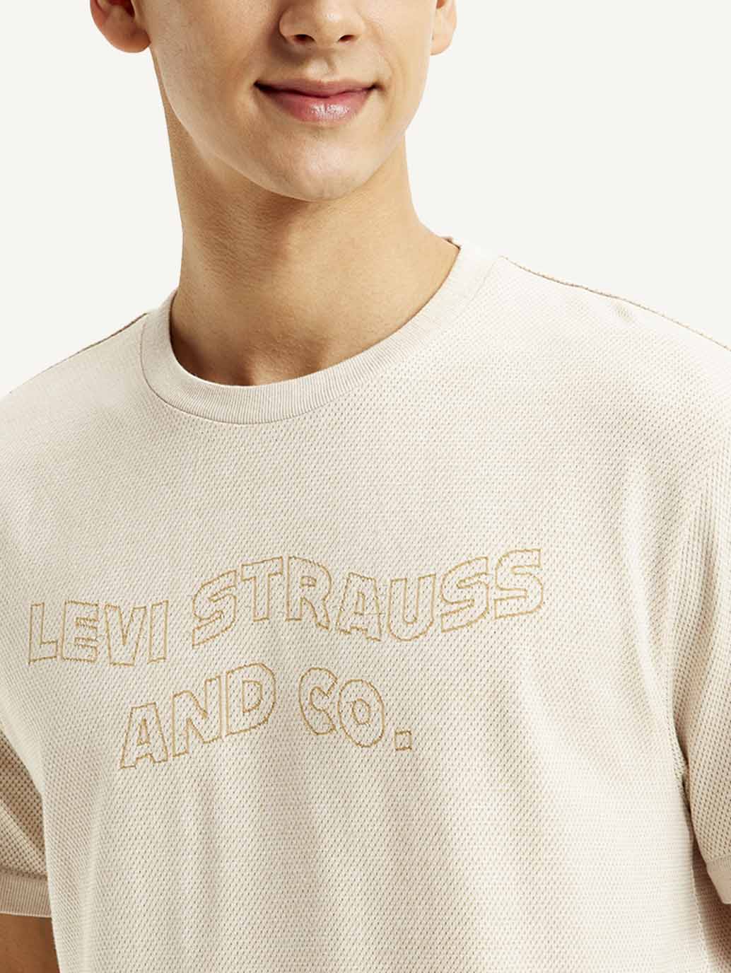 Men's Brand Logo Slim Fit T-shirt - Detail View