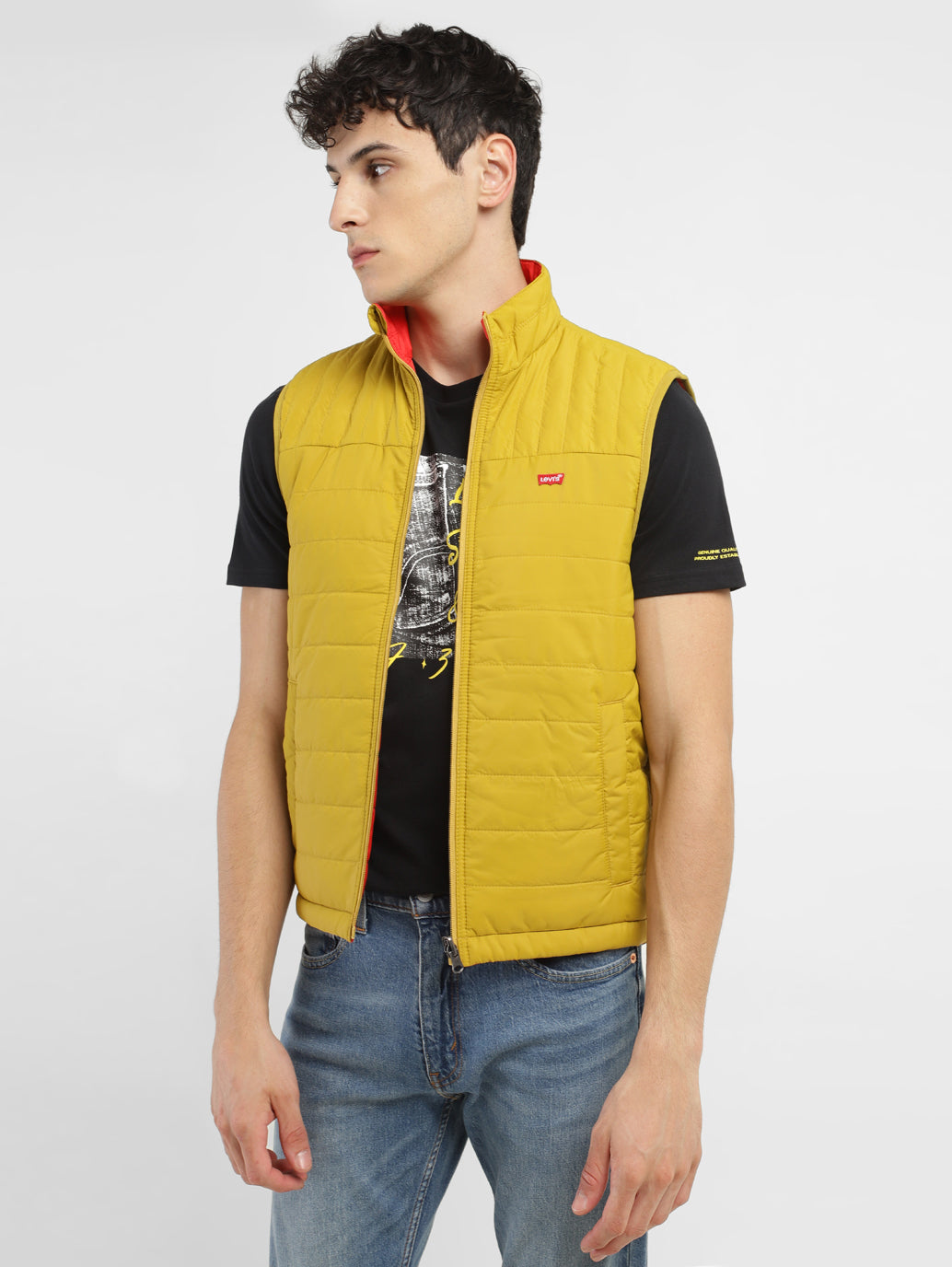 Men's Solid Reversible Padded Jacket - 5a929f24-1831-4b59-b6c4-ba0232022000 View
