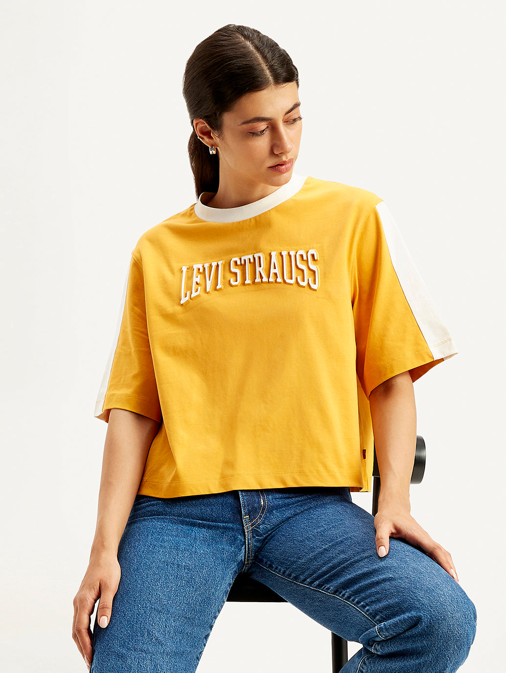 Women's Brand Logo Loose Fit T-Shirt - bda80ebe-132e-4ead-ab10-4c3cde5a4478 View
